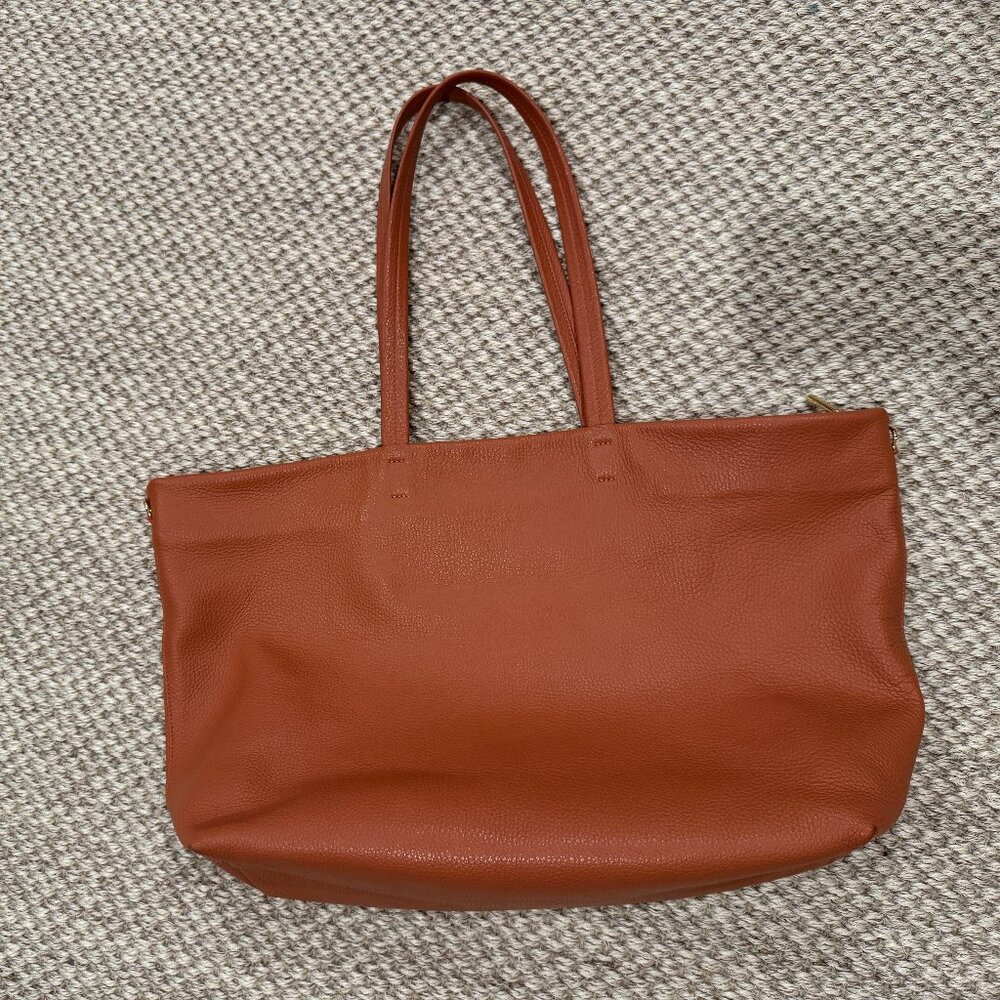 Classic Easy Zipper Tote in Clay